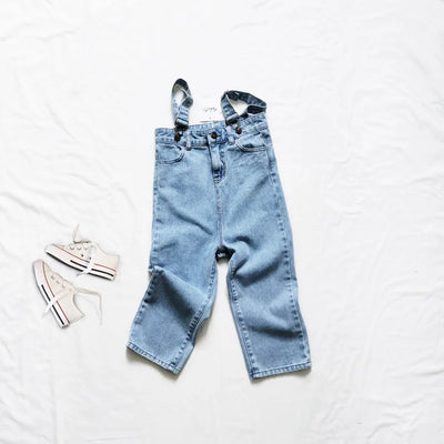 Jeans Anchos de Cintura Alta Estilo Coreano con Tiras - Image 27