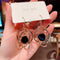 European And American Personality Fashion Temperament Super Amphibole Zircon Earrings Negro