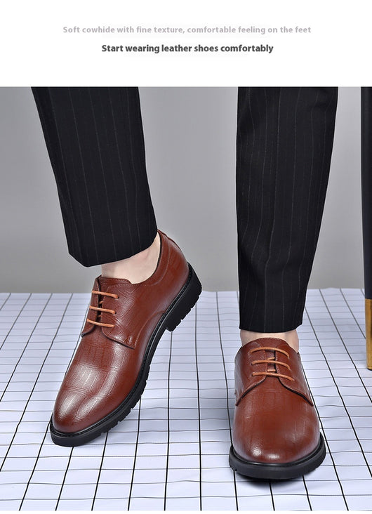 Zapatos Formales de Cuero Genuino para Hombre Talla Grande - Image 23