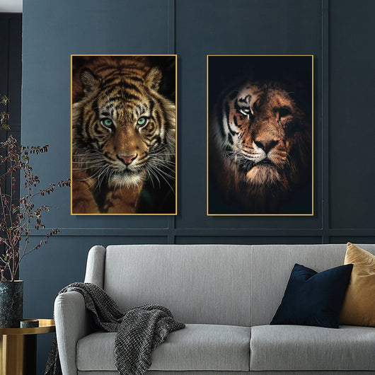 Cuadro Canvas Tigre Africano Salvaje - Poster Decorativo - Image 19