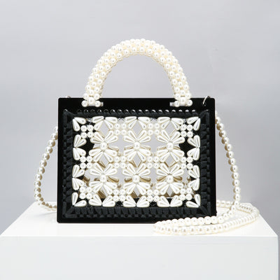 Bolso Tejido de Perlas y Cuentas Hecho a Mano - Image 13