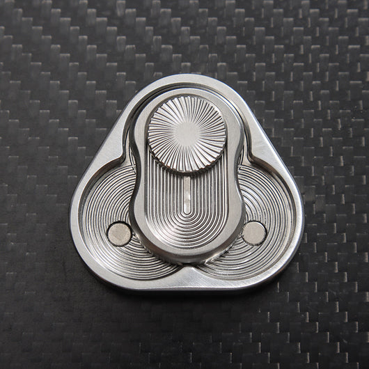 Juguete Antiestrés Giratorio de Acero Inoxidable - Fidget Push Card - Image 9