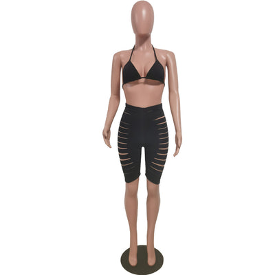 Bikini Floral Calado - Conjunto de Dos Piezas para Vacaciones - Image 16
