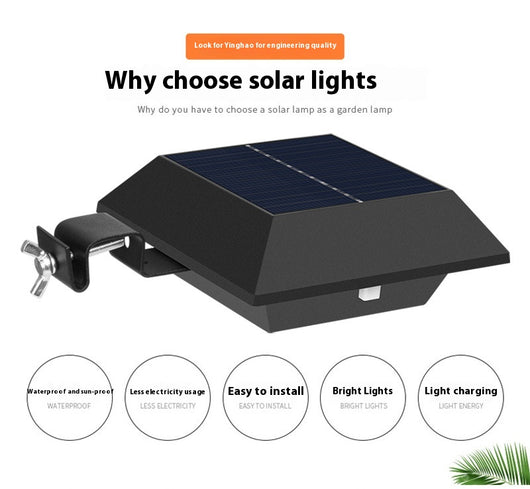 Lámpara Solar de 12 LED para Exterior - Image 6