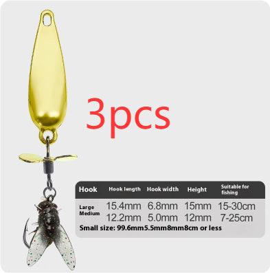 Anzuelo Giratorio con Hélice para Pesca de Mosca - Image 13