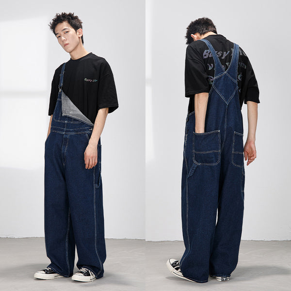 Pantalón de Trabajo Retro Japonés Recto Casual para Hombre