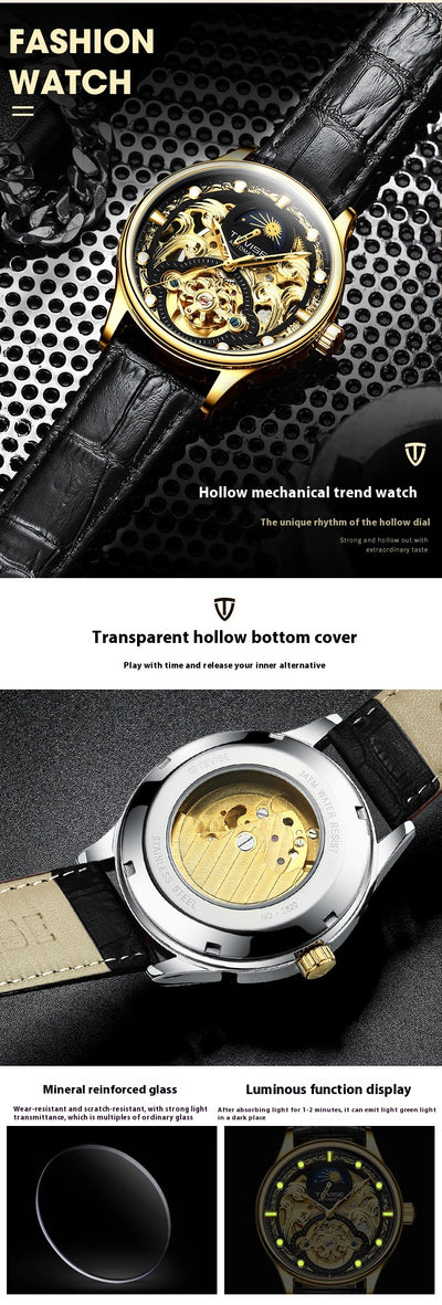 Reloj Automático de Negocios y Ocio Resistente al Agua para Hombre - Image 8