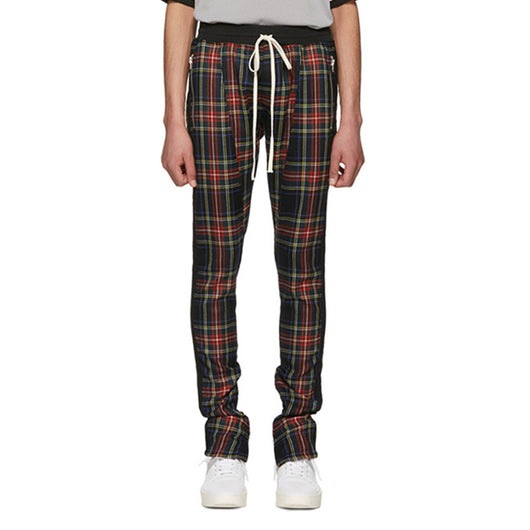 Pantalones Casuales de Cuadros con Cierre para Otoño e Invierno - Image 12