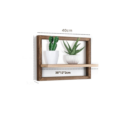 Marco Fotográfico de Madera para Pared con Almacenamiento Aromaterápico - Image 4
