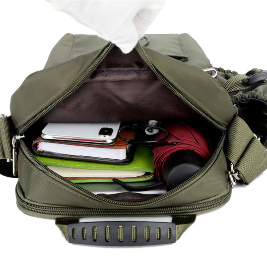 Bolso Mensajero de Nylon para Hombre con Gran Capacidad - Image 7