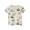Camiseta Infantil de Manga Corta Estilo Coreano