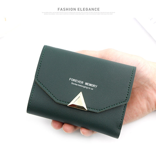 Billetera Corta Estilo Coreano para Mujer con Múltiples Compartimentos - Image 7
