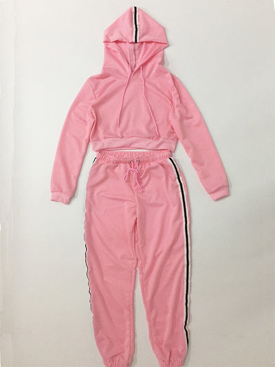 Conjunto Deportivo de Algodón con Sudadera Capucha y Pantalón Recto - Personalizable con Logo - Image 15
