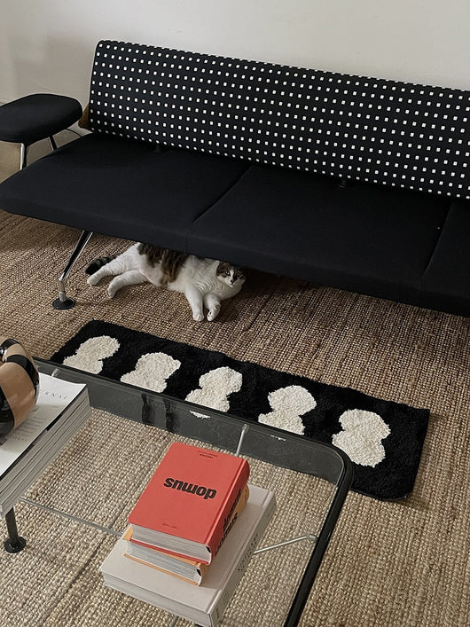 Tapete Absorbente de Terciopelo Grueso Antideslizante para Sala y Comedor - Image 13