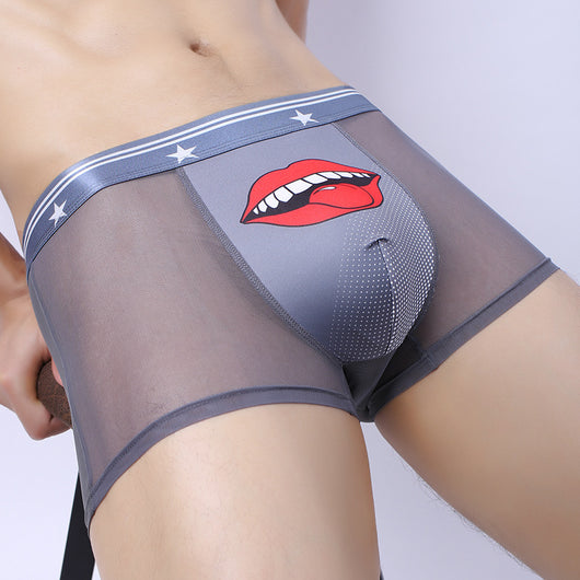 Calzoncillos Hombre Seda Hielo Ultra Delgados Transpirables Secado Rápido - Image 2