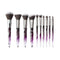 Set de Brochas de Maquillaje con Mango de Cristal Diamantado