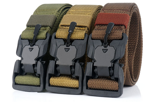 Cinturón Táctico Militar Profesional con Hebilla de Metal para Hombre