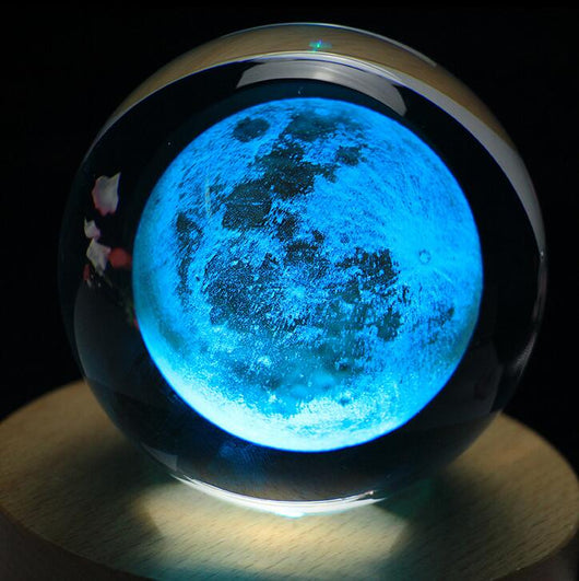 Esfera de Cristal Luna con Grabado 3D por Láser - Image 5