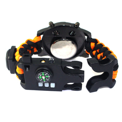 Cuerda de Supervivencia 7 Núcleos con Brújula y Linterna LED para Camping y Montaña - Image 5