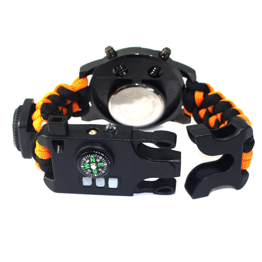 Cuerda de Supervivencia 7 Núcleos con Brújula y Linterna LED para Camping y Montaña - Image 5