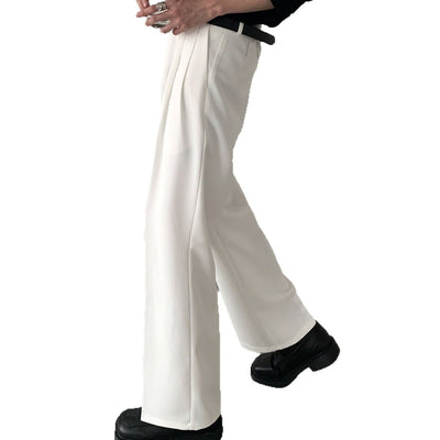 Pantalones Anchos Efecto Drapeado Estilo Urbano Relajado - Image 5