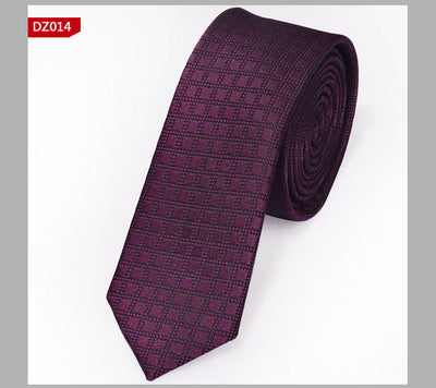 Corbata Angosta Estilo Británico 5cm - Teñida en Fibra de Poliéster - Image 11