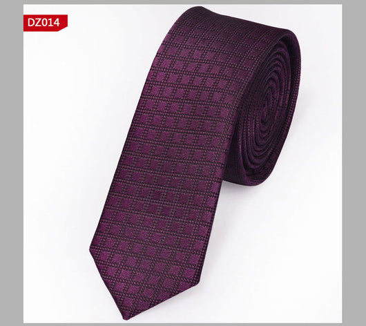 Corbata Angosta Estilo Británico 5cm - Teñida en Fibra de Poliéster - Image 11