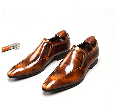 Zapatos Oxford Puntiagudos de Estilo Británico para Hombre - Image 13