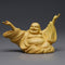 Figura Decorativa Maitreya con Manos Levantadas - Artesanía Boxwood