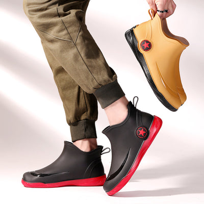 Botas Cortas Impermeables para Hombre - Diseño Moderno, Suela Antideslizante