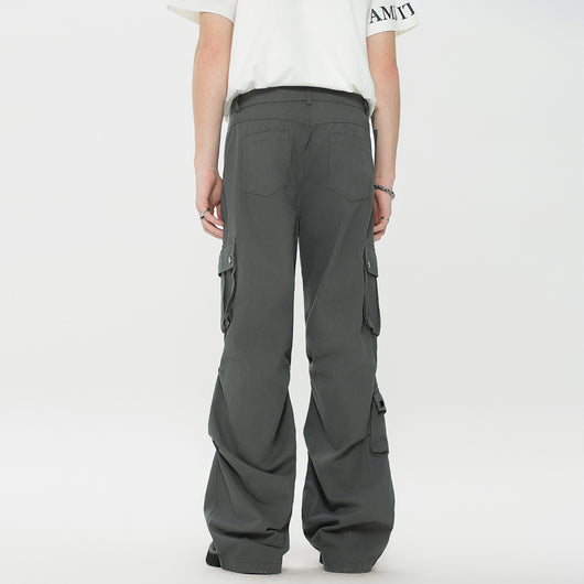 Overol Recto Blanco para Hombre - Diseño Minimalista Moda Americana - Image 3