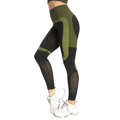 Traje de Yoga Levantador de Caderas sin Costuras con Diseño Hueco - Image 19