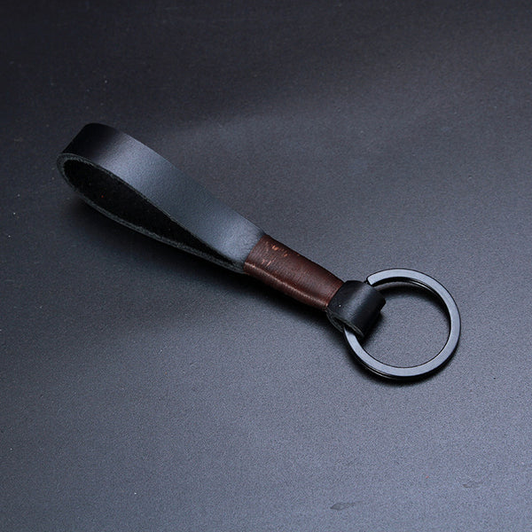 Llavero de Cuero Genuino con Diseño Minimalista - Image 4