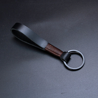 Llavero de Cuero Genuino con Diseño Minimalista - Image 4