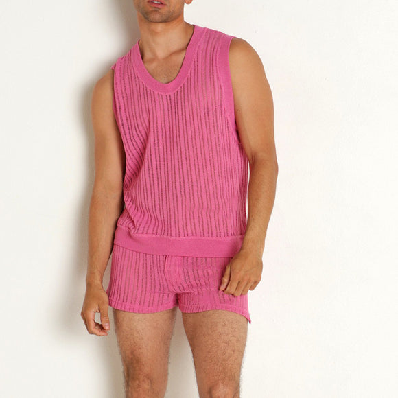 Conjunto de Shorts y Chaleco Casual Hombre Corte I