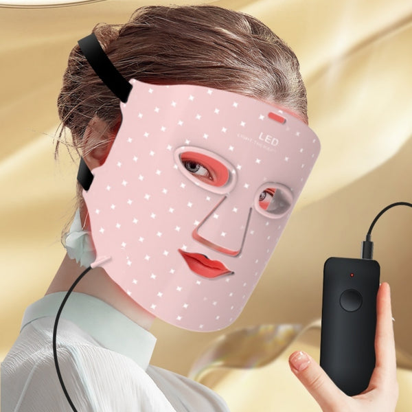 Máscara Facial LED Rejuvenecimiento Fotónico Espectro Completo