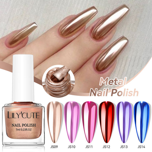 Esmalte de Uñas Espejo Metalizado Secado Rápido sin Horno - Image 47