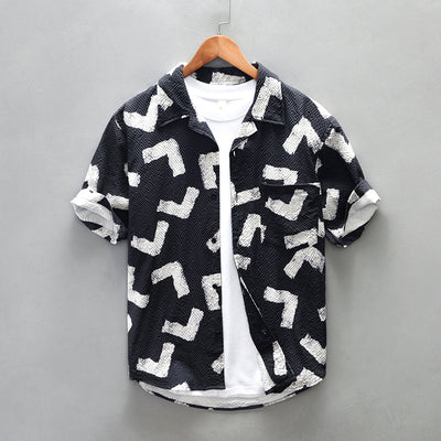 Camisa Casual de Manga Corta para Hombre - Comodidad de Verano - Image 2