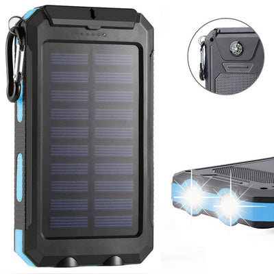 Banco de Energía Solar 20000mAh con Brújula y Luces LED para Aventuras - Image 6
