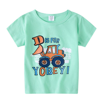 Playera Infantil de Manga Corta Unisex con Diseños Animados - Image 47