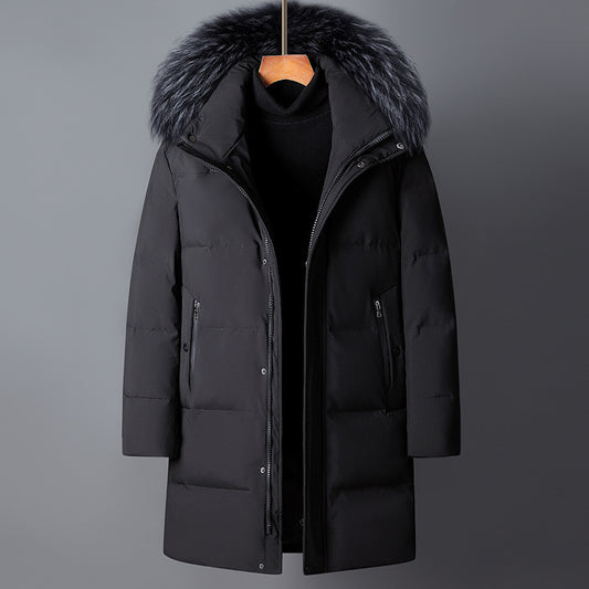 Chaqueta Acolchada de Plumas para Hombre, Estilo Moderno