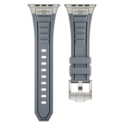 Correa Elástica de Silicona con Hebilla Metálica Plegable para iWatch 1-9 - Image 39