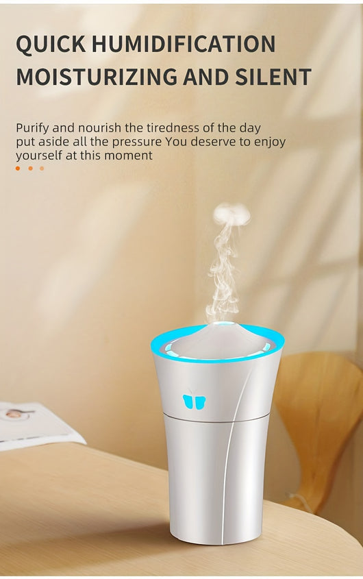 Humidificador de Auto con Luz LED Aromático y Purificador de Aire - Image 7