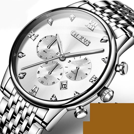 Reloj Cronógrafo Multifunción con Luz Nocturna y Resistencia al Agua - Image 4