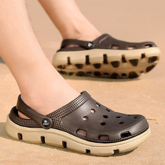 Sandalias Hombre Verano Tipo Zueco Baotou Outdoor Tendencia - Image 13