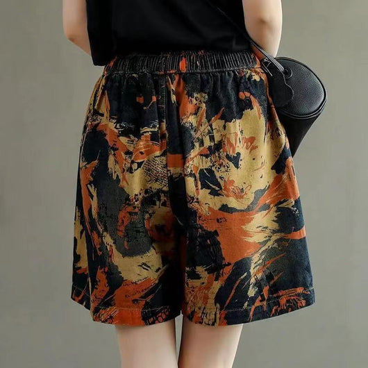 Shorts de Algodón Estampado Cintura Alta para Mujer - Image 6