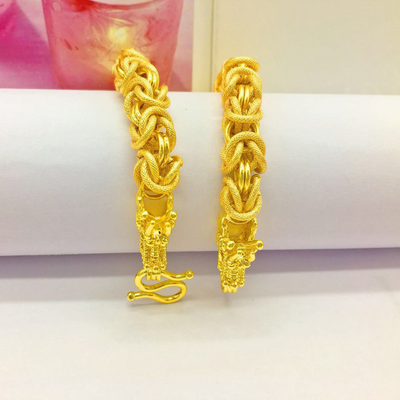 Pulsera para Hombre Bañada en Oro de 24K - Joyería Masculina de Lujo - Image 2