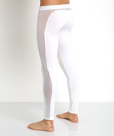 Leggings deportivos con malla lateral cintura media - Image 4