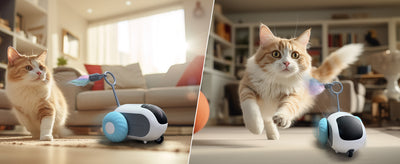 Juguete Interactivo para Gatos y Perros - Auto Controlado con 2 Modos de Movimiento - Image 9