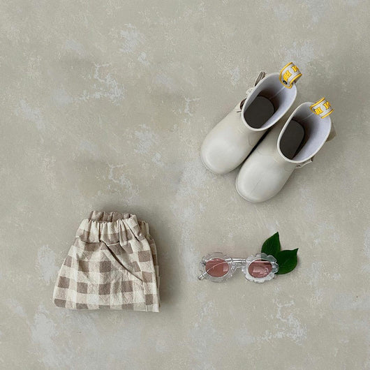 Shorts de Algodón a Cuadros para Niño - Verano Fresco y Cómodo - Image 3